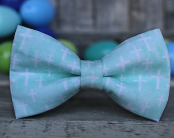 Cross Bow Tie, Easter Bow Tie, Spring Bow Tie, Dog Bow Tie, Mens Bow Tie, Boys Bow Tie, Kids Bow Tie, Toddler Bow Tie, Bow Tie