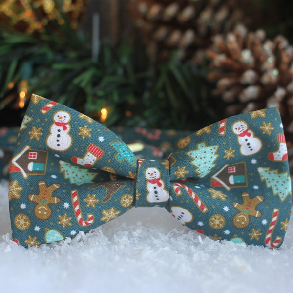 Old Fashion Christmas Bow Tie | Holiday Bow Tie | Bow Tie for Kid | Bow Tie for Dog | Toddler Bow Tie | Boys Bow Tie |  Bow Tie for Men