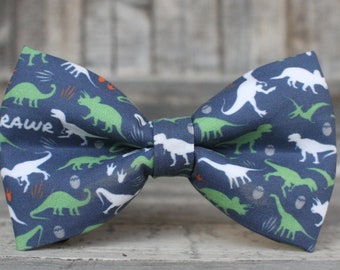 Dinosaur Bow Tie, Bow Tie for Boys, Toddler Bow Tie, Bowtie, Dog Bow Tie, Mens Bow Tie, Boys Bow Tie, Kids Bow Tie, Fun Bow Tie, For Him