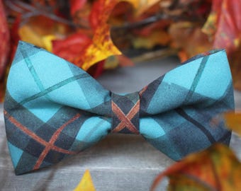 Autumn Bow Tie | Fall Bowtie | Plaid Bow Tie | Boys Bow Tie | Toddler Bow Tie | Dog Bow Tie | Mens Bow Tie | Wedding Bow