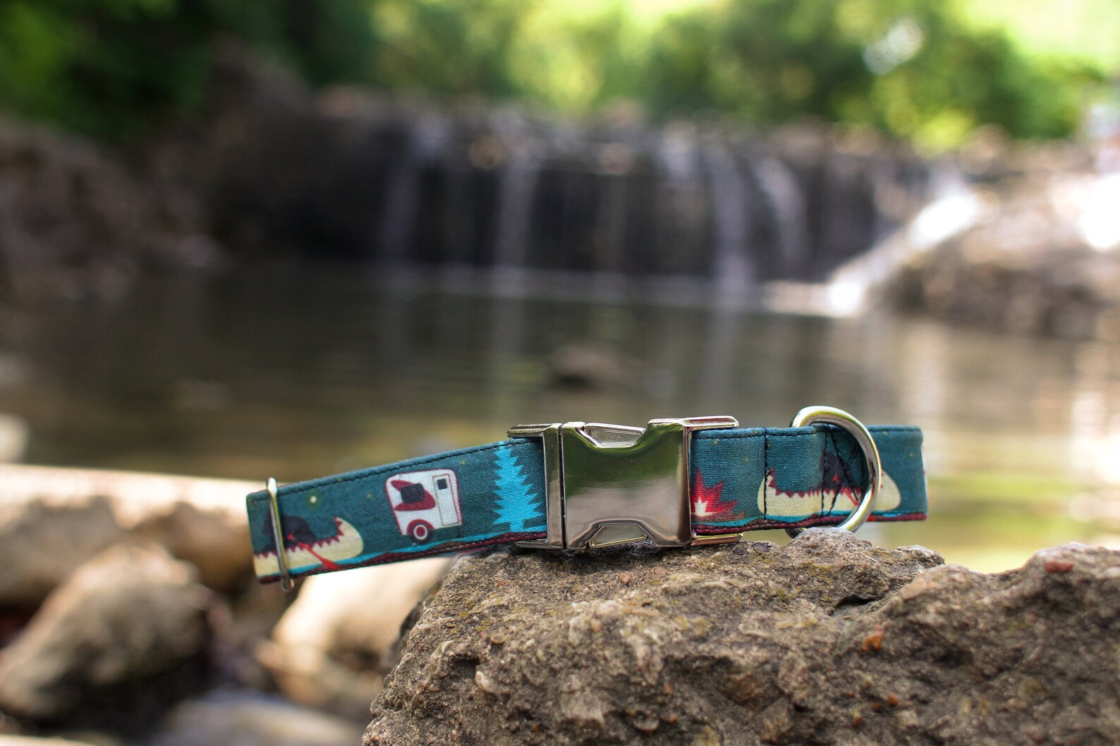Camping Dog Collar Boy Dog Collar Male Dog Collar Large Dog Etsy