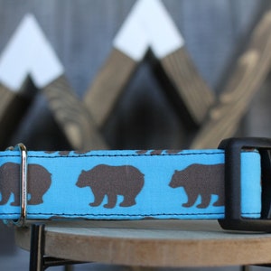 Bear Dog Collar | Fall Dog Collar | Male Dog Collar | Female Dog Collar | Dog Collar | Pet Collar | Large Dog Collar | Small Dog Collar