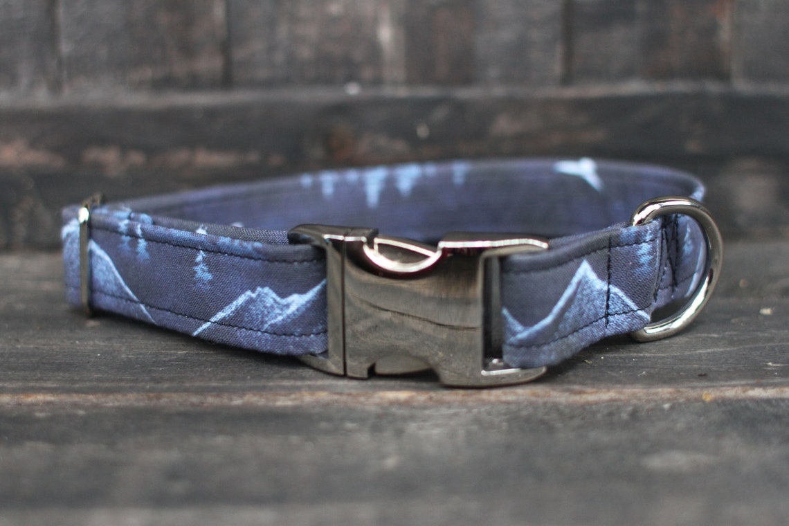 Mountain Dog Collar Camping Dog Collar Male Dog Collar Dog Etsy