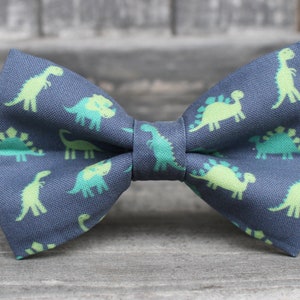 Dinosaur Bow Tie, Bow Tie for Boys, Toddler Bow Tie, Bowtie, Dog Bow Tie, Mens Bow Tie, Boys Bow Tie, Kids Bow Tie, Fun Bow Tie, For Him image 1