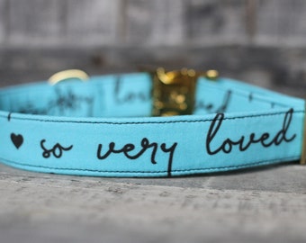So Very Loved Hundehalsband | Valentinstag-Haustier-Halsband