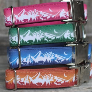 Grand Teton Hundehalsband, Hundehalsband Berg, Hundehalsband, Hundehalsband, Großes Hundehalsband, Kleines Hundehalsband, Haustierhalsband, Outdoor Hundehalsband