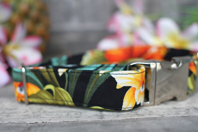 Hawaiian Dog Collar Floral Dog Collar Female Dog Collar Etsy