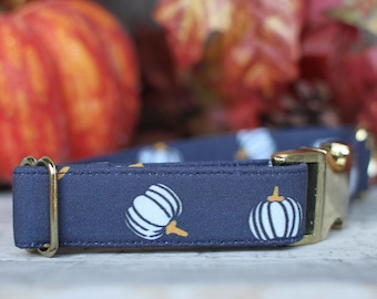 Pumpkin Dog Collar, Halloween Dog Collar, Autumn Dog Collar, Fall Dog Collar, Female Dog Collar, Male Dog Collar, Small Dog Collar Large Dog