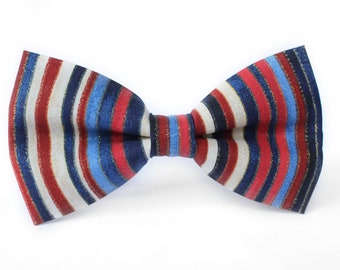 USA Stripes Bow Tie | Patriotic Bow Tie | Bow Tie for Boys | Bow Tie for Men | Bow Tie for Dog | Stars and Stripes | 4th of July