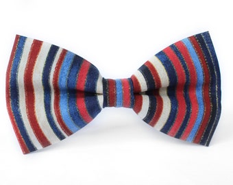 USA Stripes Bow Tie | Patriotic Bowtie | Bow Tie for Boys | Bow Tie for Men | Bow Tie for Dog | Stars and Stripes | 4th of July