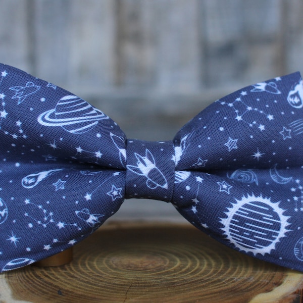 Space Bow Tie, Rocket Bow Tie, Bow Tie for Boys, Toddler Bow Tie, Bowtie, Dog Bow Tie, Mens Bow Tie, Boys Bow Tie, Kids Bow Tie,