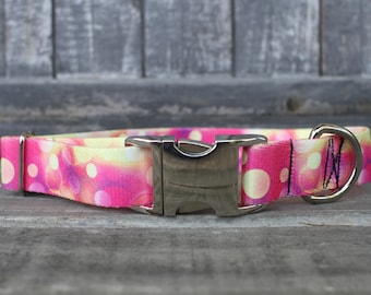 Pink Dog Collar | Female Pet Collar | Large Dog Collar | Girl Dog Collar | Small Dog Collar