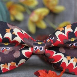 Turkey Bow Tie | Bowtie for Men, Boys, Dog, Toddler and Wedding