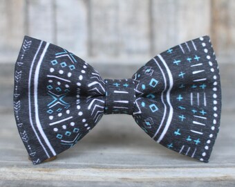 Mudcloth Bow Tie, Southwest Bow Tie, Boho Bow Tie, Bow Tie for Men, Bowtie, Toddler Bow Tie, Dog Bow Tie, Mens Bow Tie, Boys Bow Tie