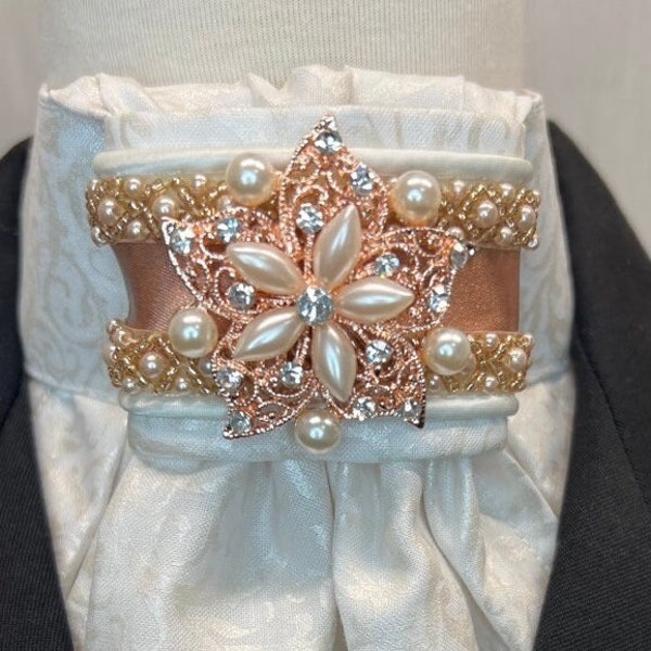 rose gold tie and vest