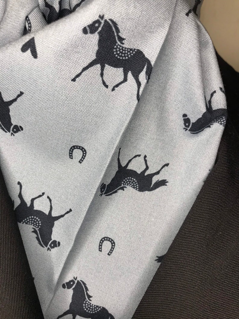 Four Fold Stock Tie Foxhunting Stock Tie Traditional Four Etsy