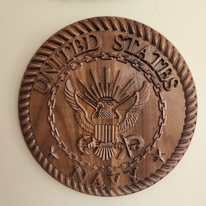 US Navy Emblem Wall Plaque