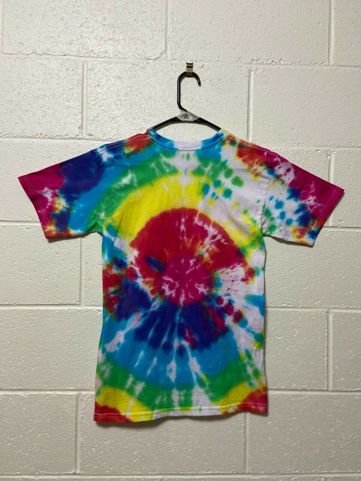 Youth Small Ice dyed Rainbow Ripple Tie Dye T-shirt / Kids Small (5/6)  Bullseye Tyedye