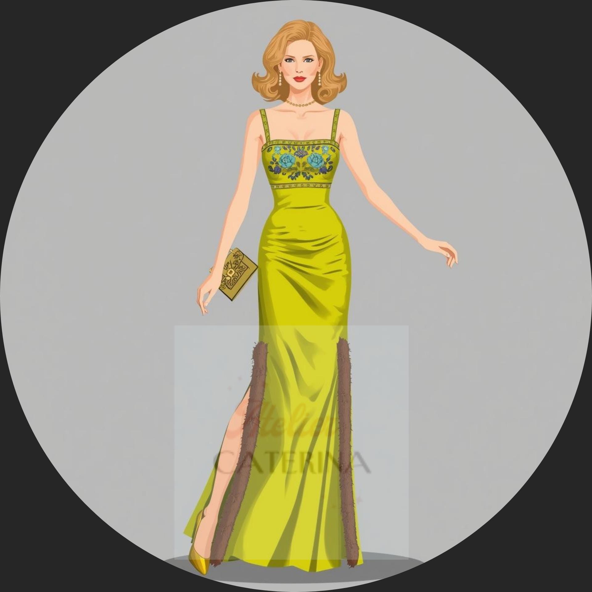 90s Hollywood Dress