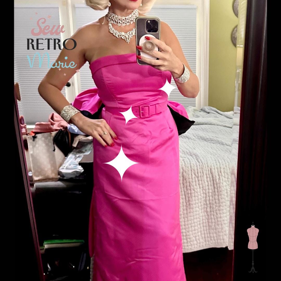 Marilyn Monroe Pink Dress Costume