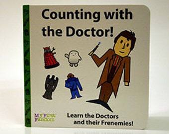 Counting with the Doctor! count to 12 with Dr. Who, kids board book