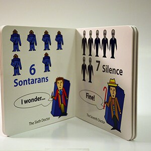 Counting With the Doctor! Count to 12 With Dr. Who, Kids Board Book - Etsy