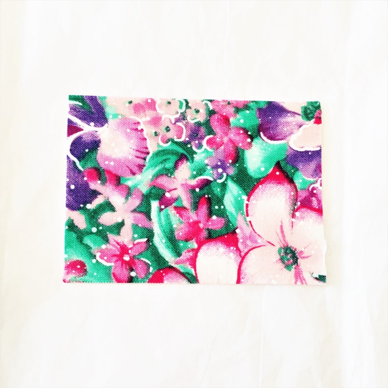 Fabric Mini Cards Textile Mini Note Cards Fabric Gift Tags,Set of 6 Mini Note Cards Blank Mini Cards Blank Note Cards Textile Gift Tags