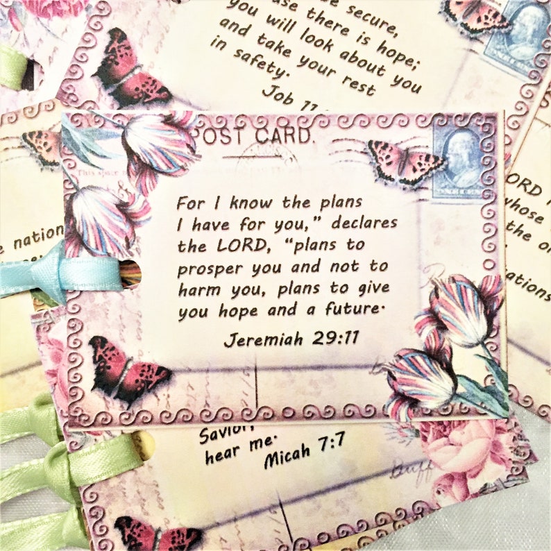Spiritual Encouragement Scripture Gift Tags  Christian image 7