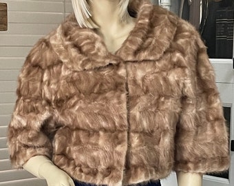 ADAMASTE vintage make short fur jacket women autumn winter street
