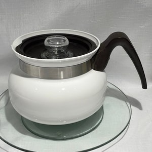 Vintage Large CorningWare 10 Cup Teapot Corning N.Y. USA