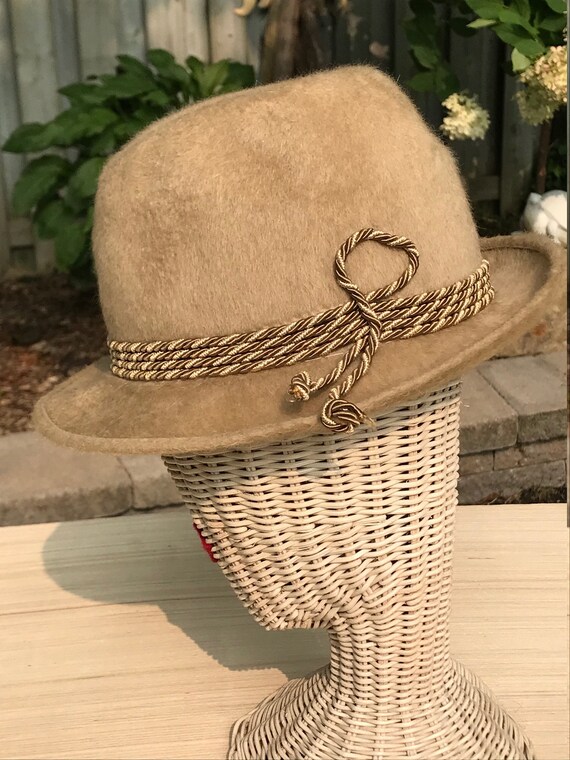 Men Biltmore Canadian Panda Fedora Hat 
