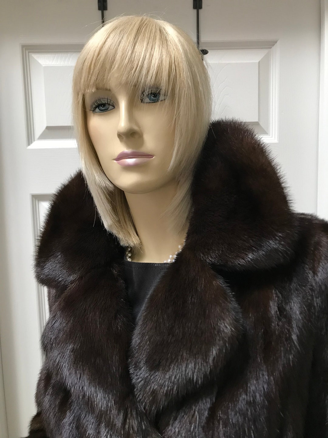 Women Beautiful VTG Ranch Mink Fur Coat Sz. 68 Made in Canada Etsy
