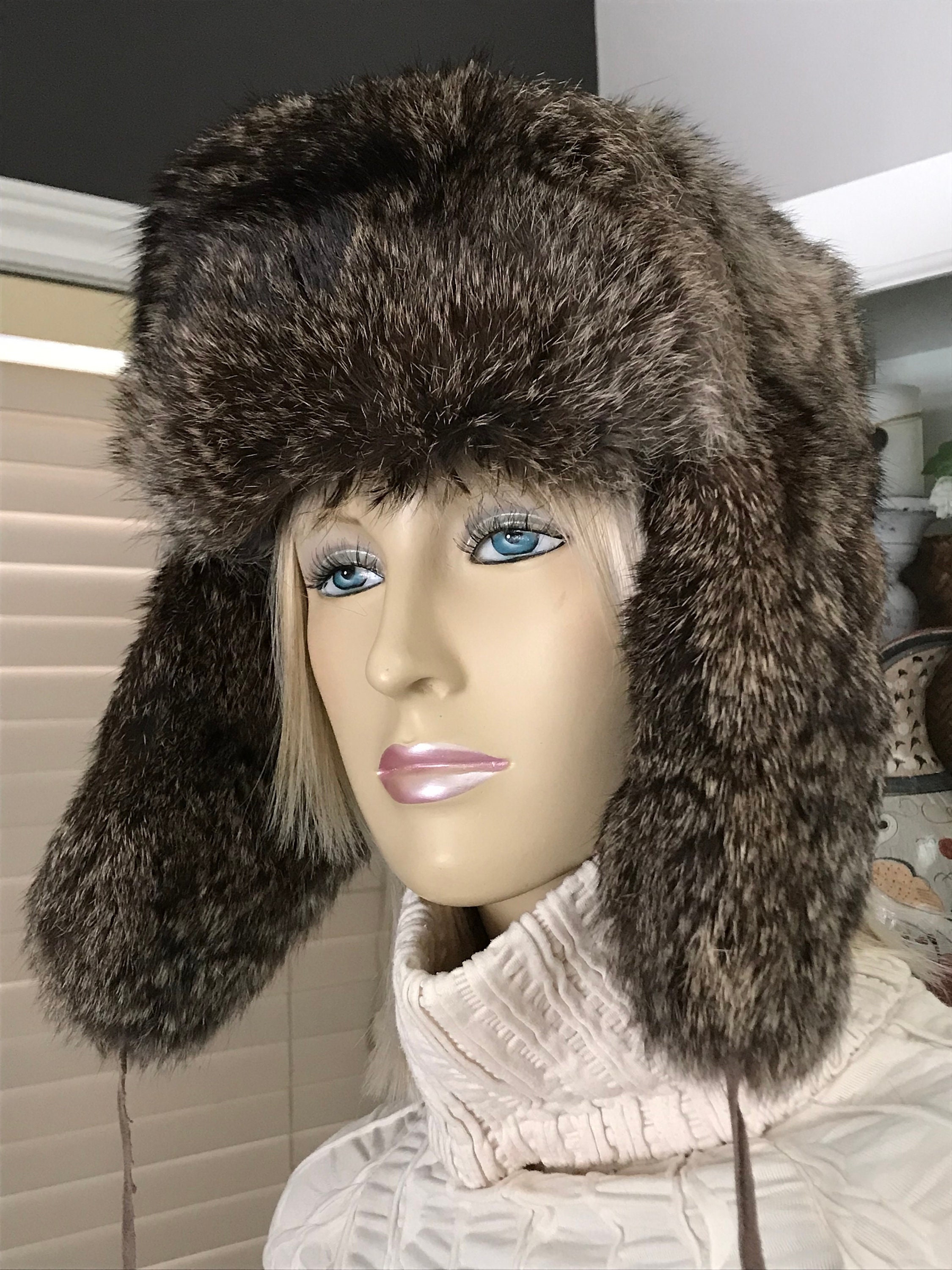 Reindeer on sale fur hat