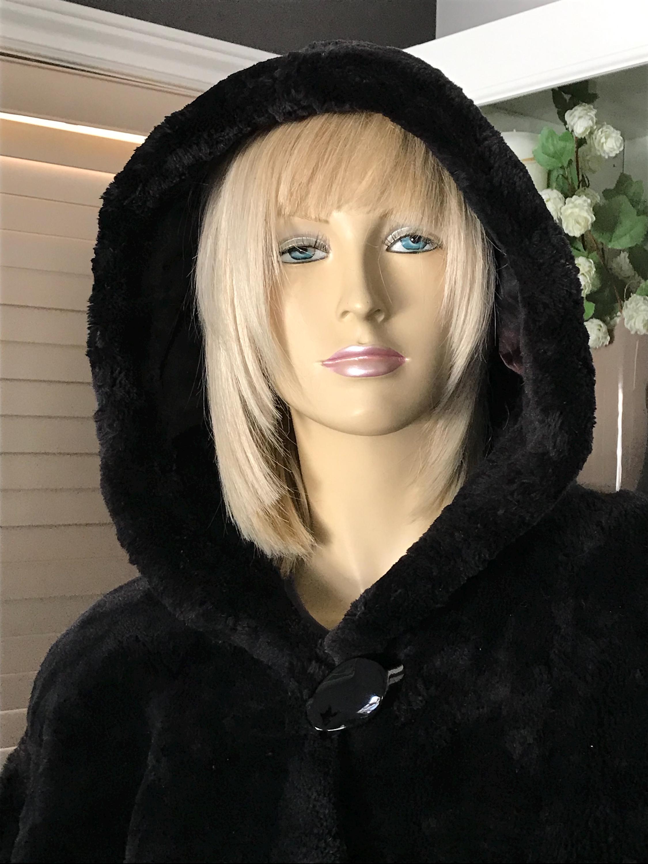 Women Beautiful Black Sheared Beaver Fur Coat W/ Hood Sz. 12 - Etsy