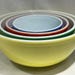 Vintage 1960"s PYREX Primary Colors Nesting Mixing Bowls Complete Set ...