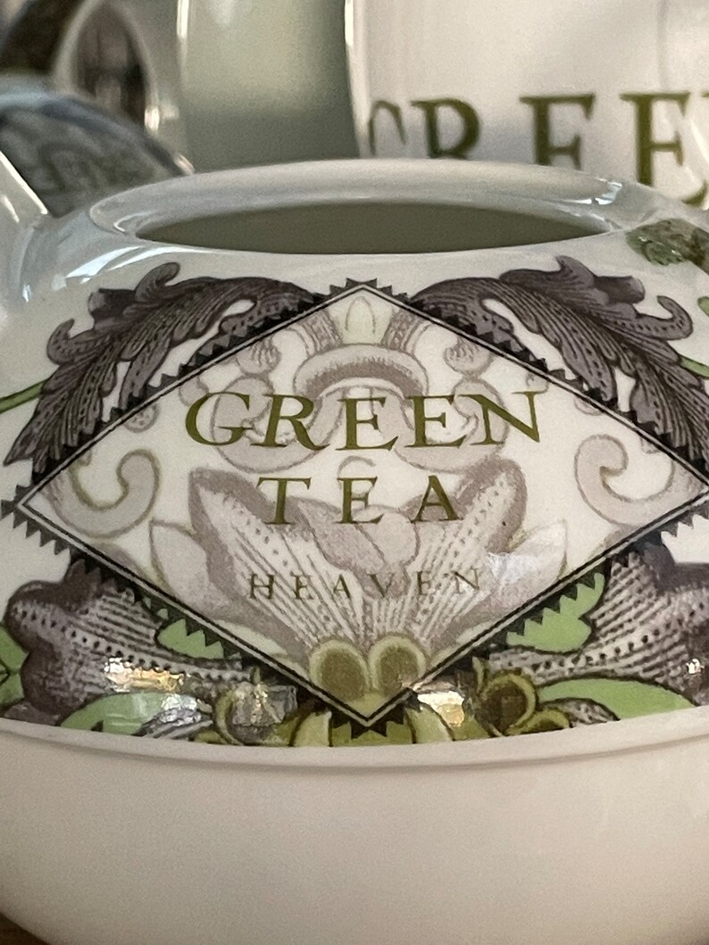 Paula Scaletta PPD Bone China Green Tea for One Service Cup Etsy