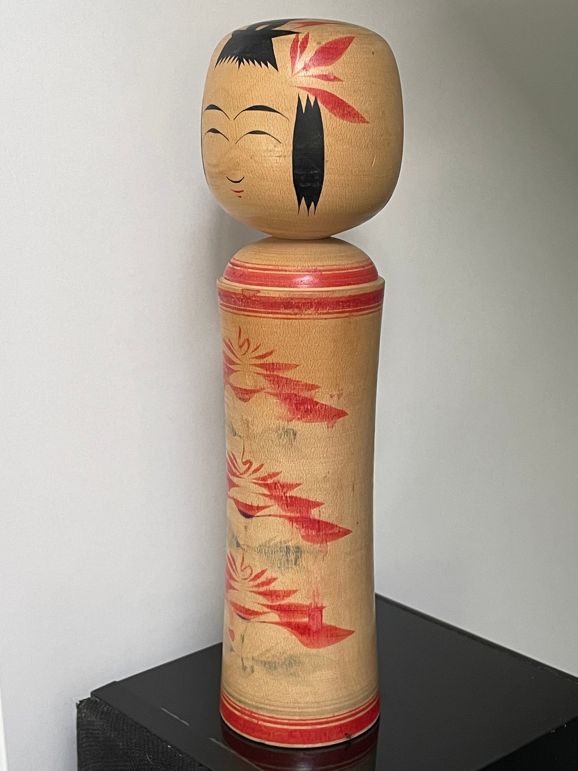 日本製木製こけし人形 7 1/8インチ サイン入り - Etsy 日本