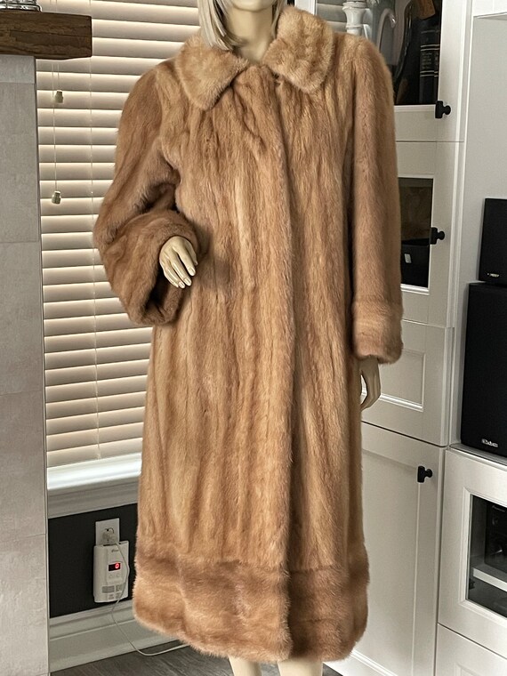 Beau manteau de fourrure de vison blond pour femmes Sz. 12 Etsy Canada