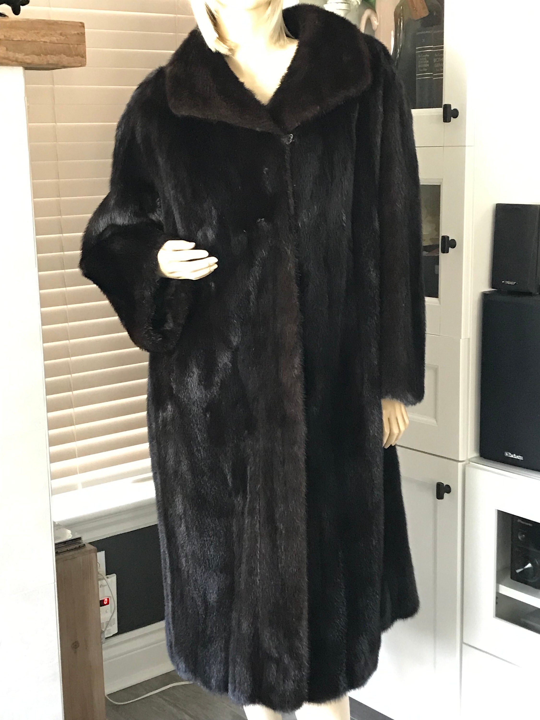 Full length sable mink coat deals