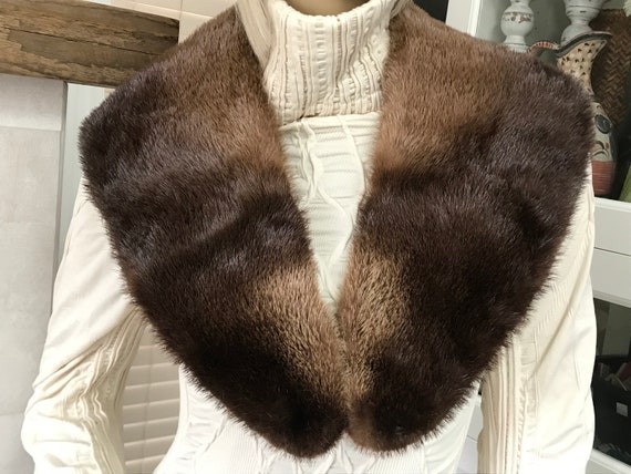 beaver fur scarf