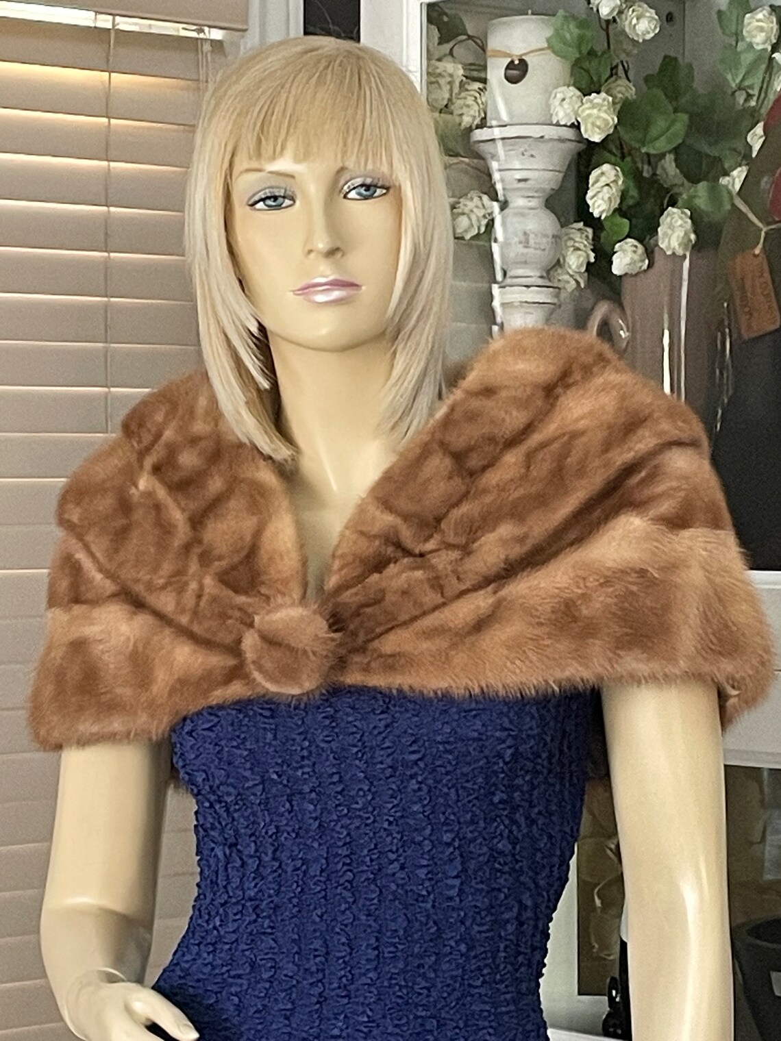 mink fur shawl price
