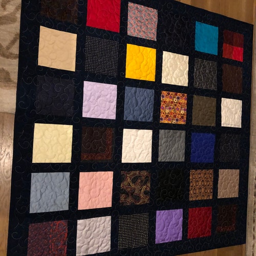Quilt Made From Loved Ones Clothes Memory Blanket for Mom or Etsy