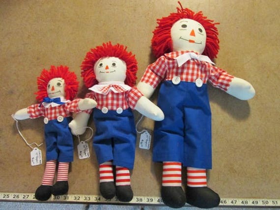 Toys Toys & Games 15 Inch Raggedy Ann & Andy Ragdoll Pair etna.com.pe
