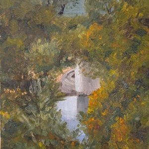 Original Painting - Texas Hill Country Landscape Plein Air Oil Painting