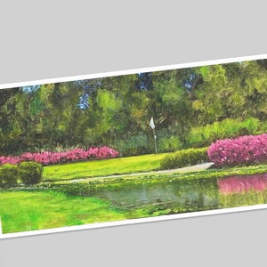 ART PRINT - Golf Course Landscape Art Print