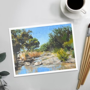 ART PRINT - Texas Landscape Art Print