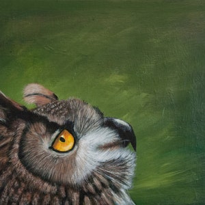 Original Painting - Owl Acrylic Painting