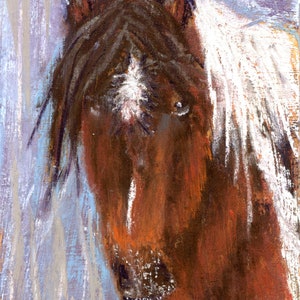 Original Horse Painting Wall Decor Art Horse Painting Horse Themed Office Wall Art Gift for Horse Lover Decor Wall Art Horse Lover Art Gift