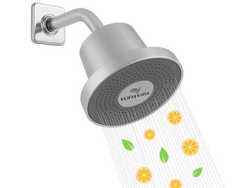 Voda Vida Filtered Showerhead: Hard Water, Dry Skin & Hair Relief, High Output - Easy Install