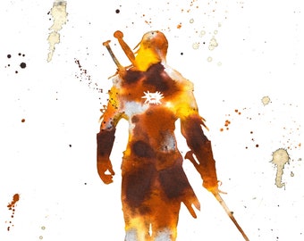 Geralt of Rivia - The Witcher Butcher of Blavikan Art Poster 11x17" Print